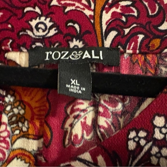 ROZ & ALI Women’s XL Red and Orange Party/work Dress - Picture 2 of 10